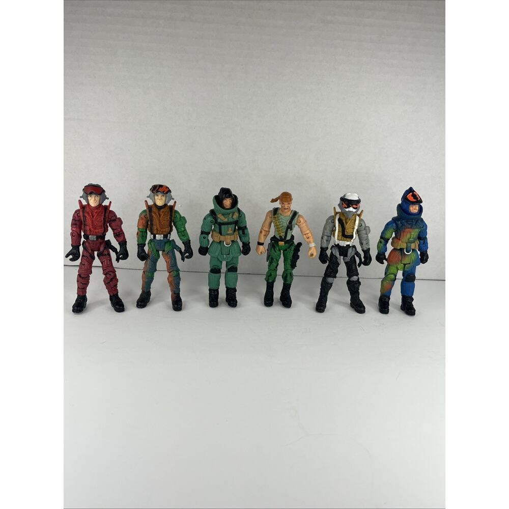 Lanard The Corps! Action Figures Lot of 6 approx 4" 2005 Military